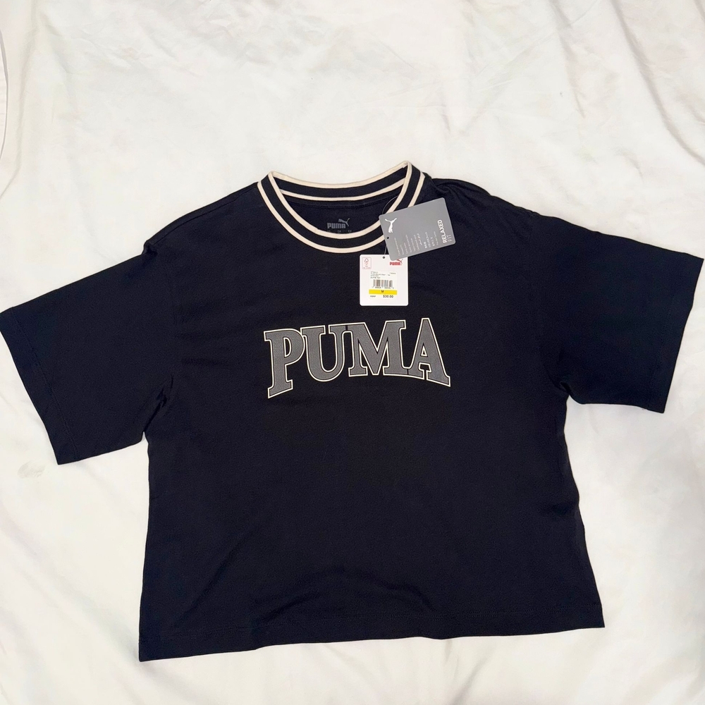 NWT PUMA Black T-Shirt SIZE M - Picture 3 of 3